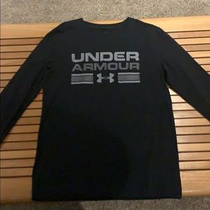 Boys Under Armour Long Sleeve Graphic Tee
